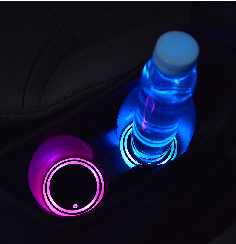 Led-onderzetter voor de bekerhouder in de auto - Afbeelding 4