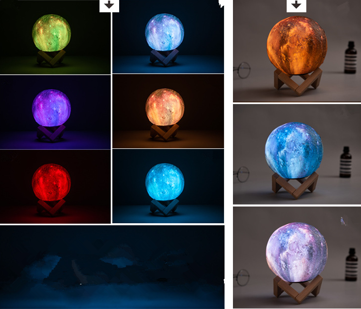 Aufladbare Mondlampe mit 16 Farben – Bild 8