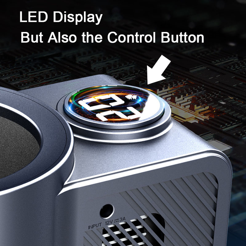 Heating and cooling cup holder for the car - Image 4