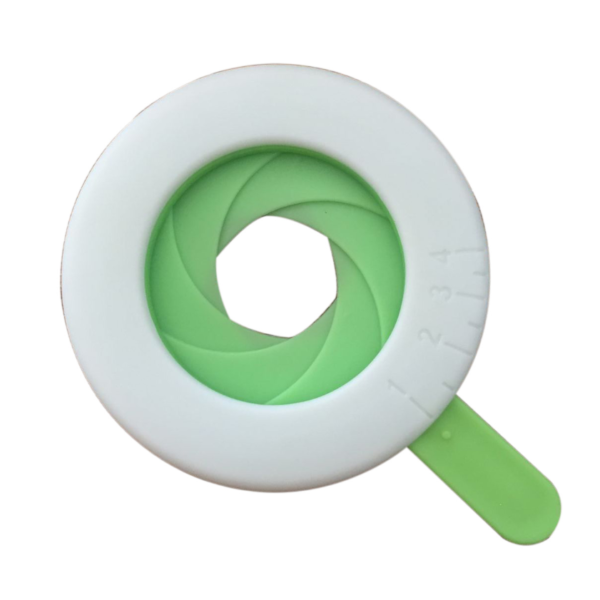 Plastic spaghetti measurer