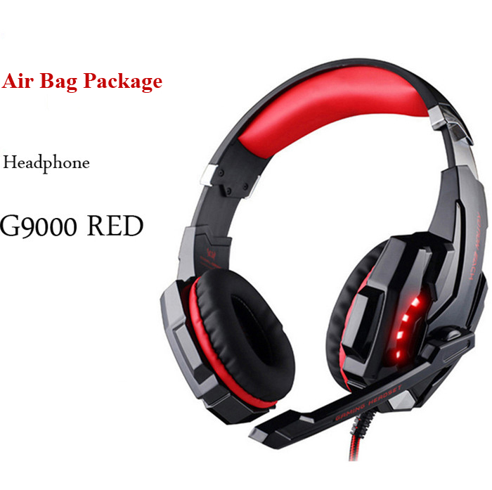Wired gaming headset with microphone, orange - Image 8