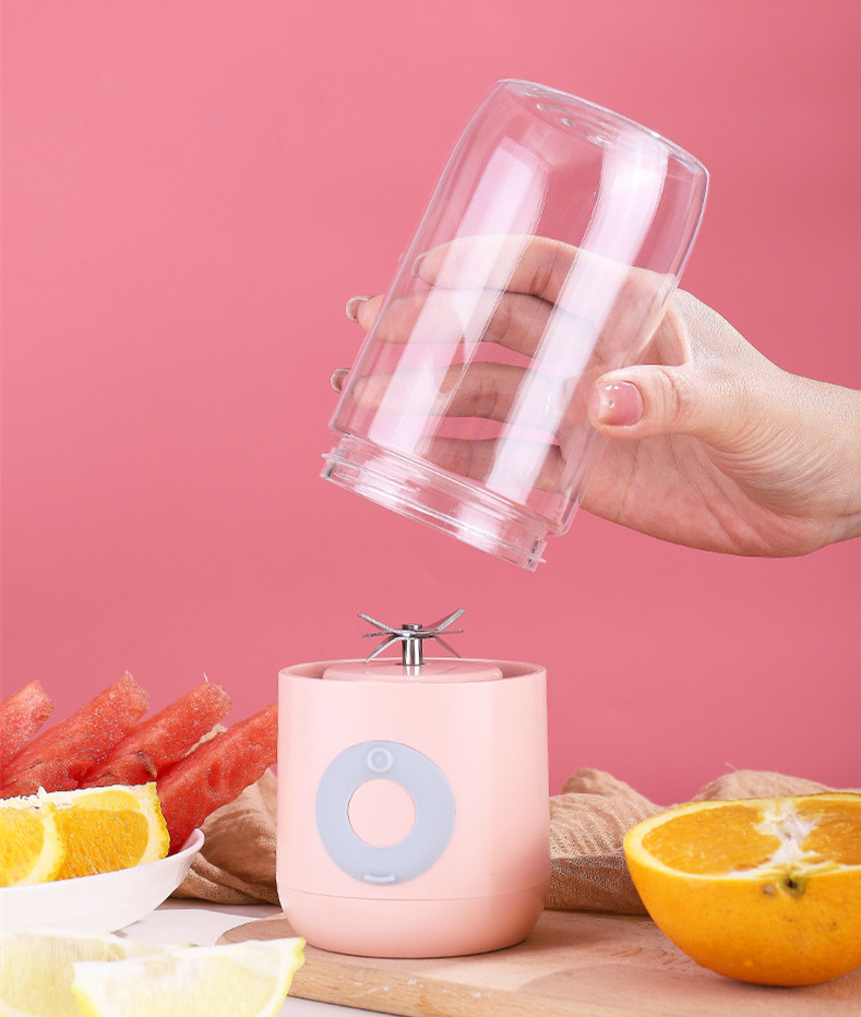 Draagbare mini-sapbeker met USB, groen - Afbeelding 6