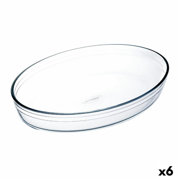 Plat de Four Ô Cuisine Ocuisine Vidrio Transparent verre Ovale (6 Unités)
