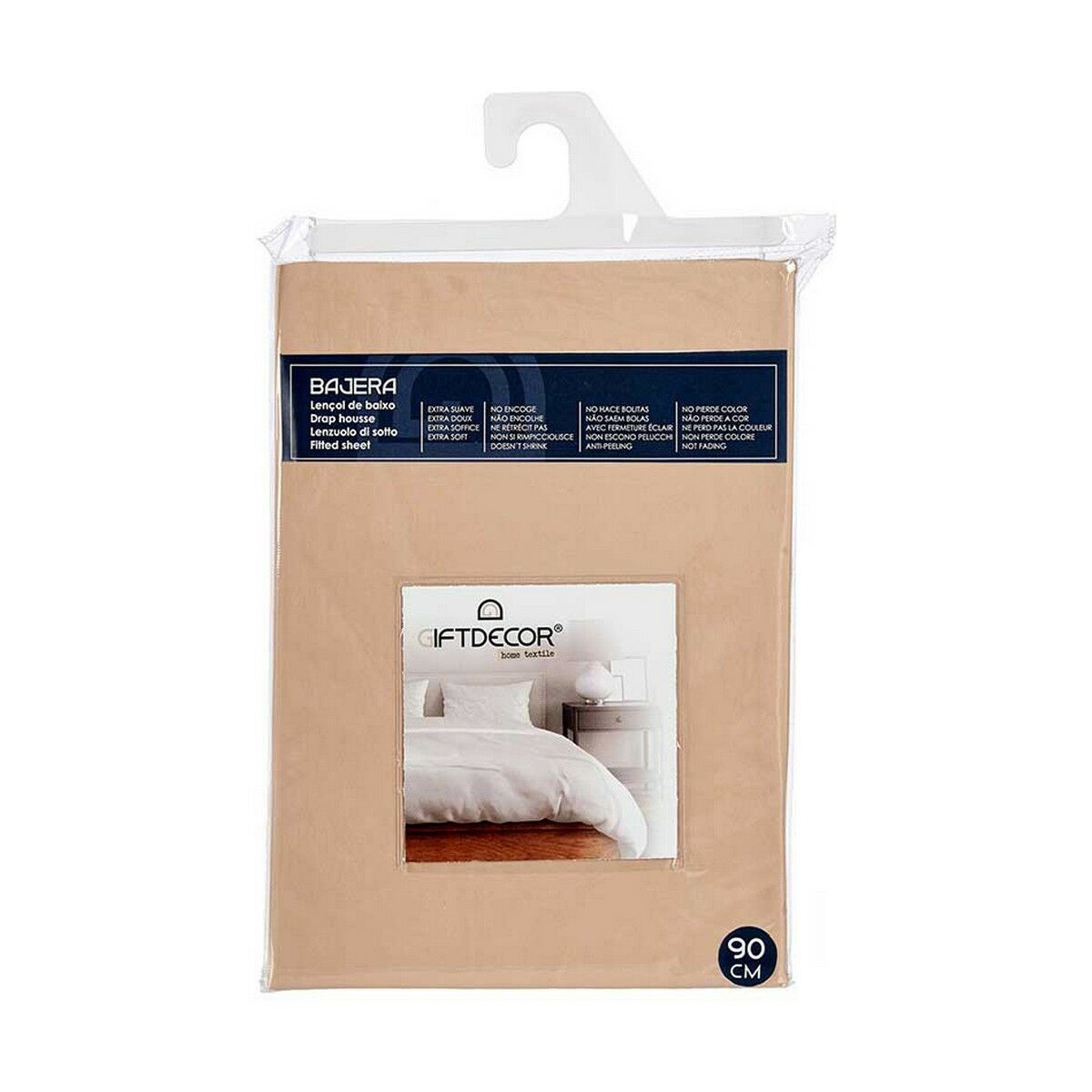 Sábana Bajera Gift Decor Beige 90 cm (12 Unidades) - Imagen 2