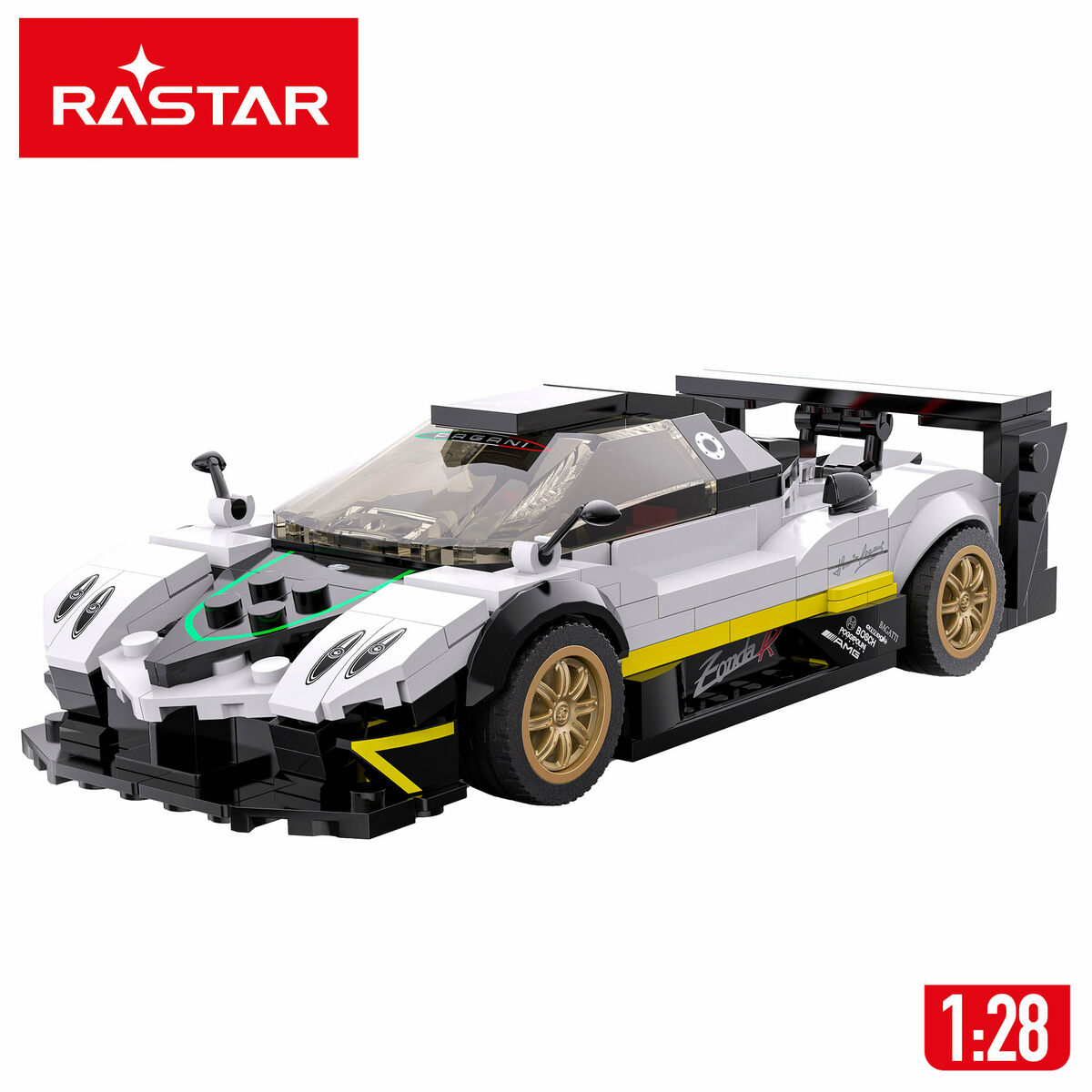 Bouwspel Pagani Auto 387 Onderdelen - Afbeelding 5