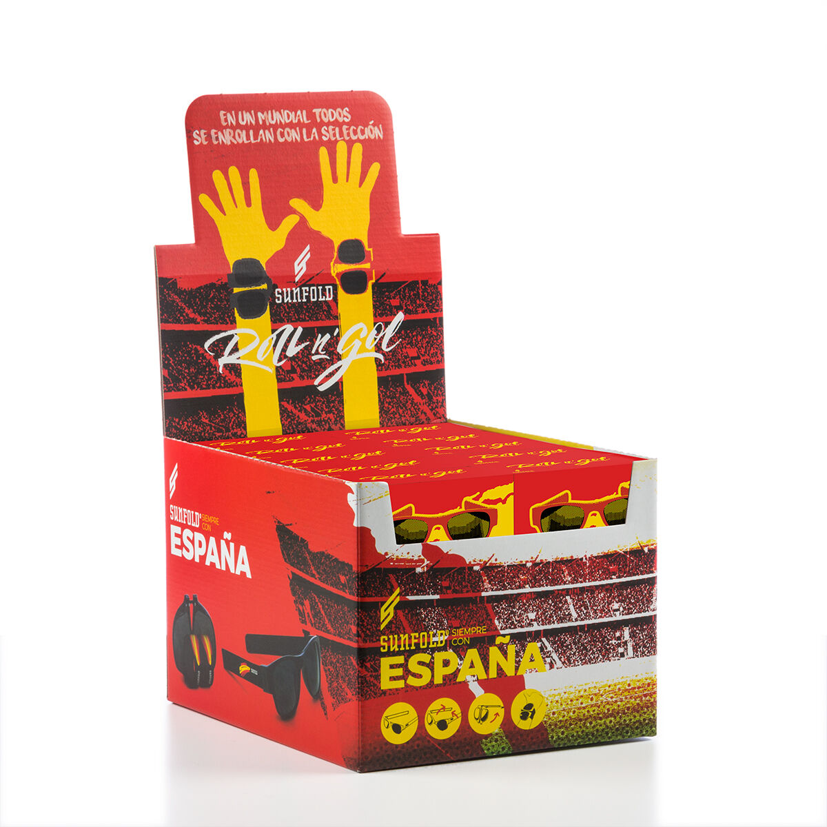 Gafas de Sol Enrollables Sunfold Spain Red - Imagen 8