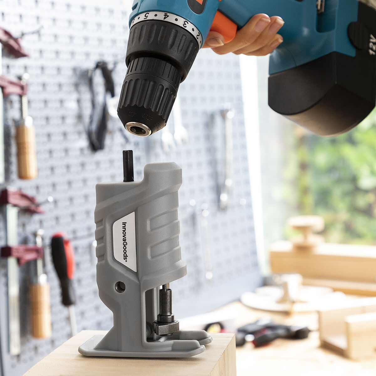 Adaptateur de Scie Sauteuse pour Perceuse Jrill InnovaGoods – Image 3