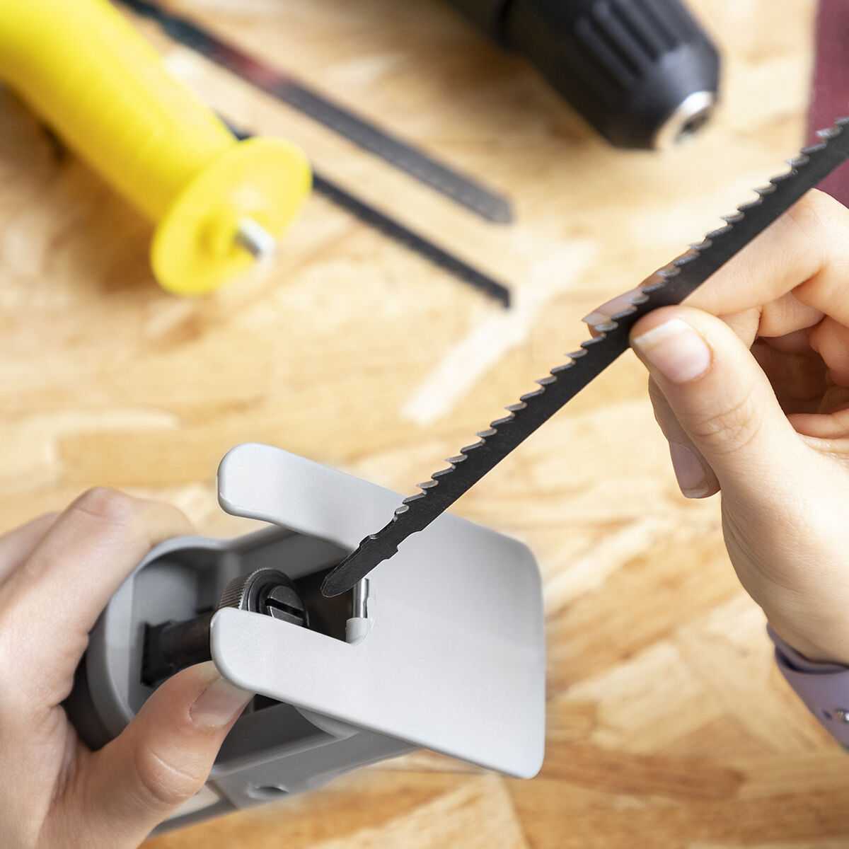 Adaptateur de Scie Sauteuse pour Perceuse Jrill InnovaGoods – Image 5
