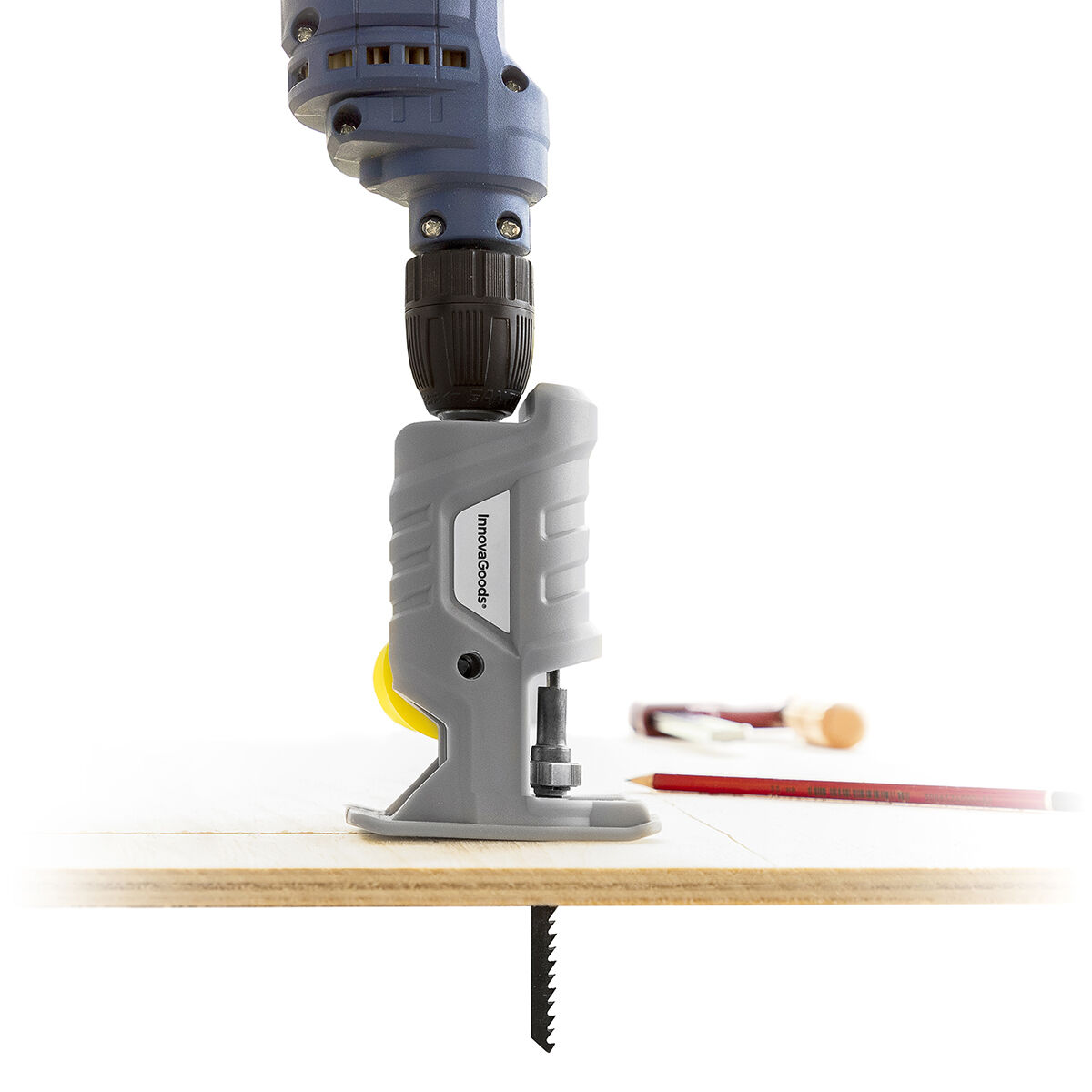 Adaptateur de Scie Sauteuse pour Perceuse Jrill InnovaGoods – Image 12