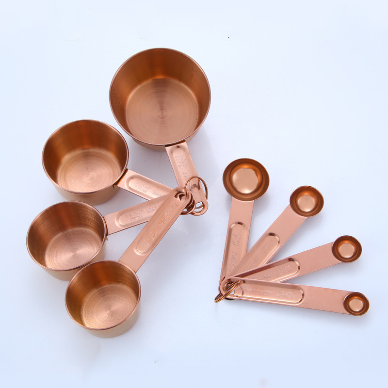 Juego de tazas y cucharas medidoras de acero - Imagen 6