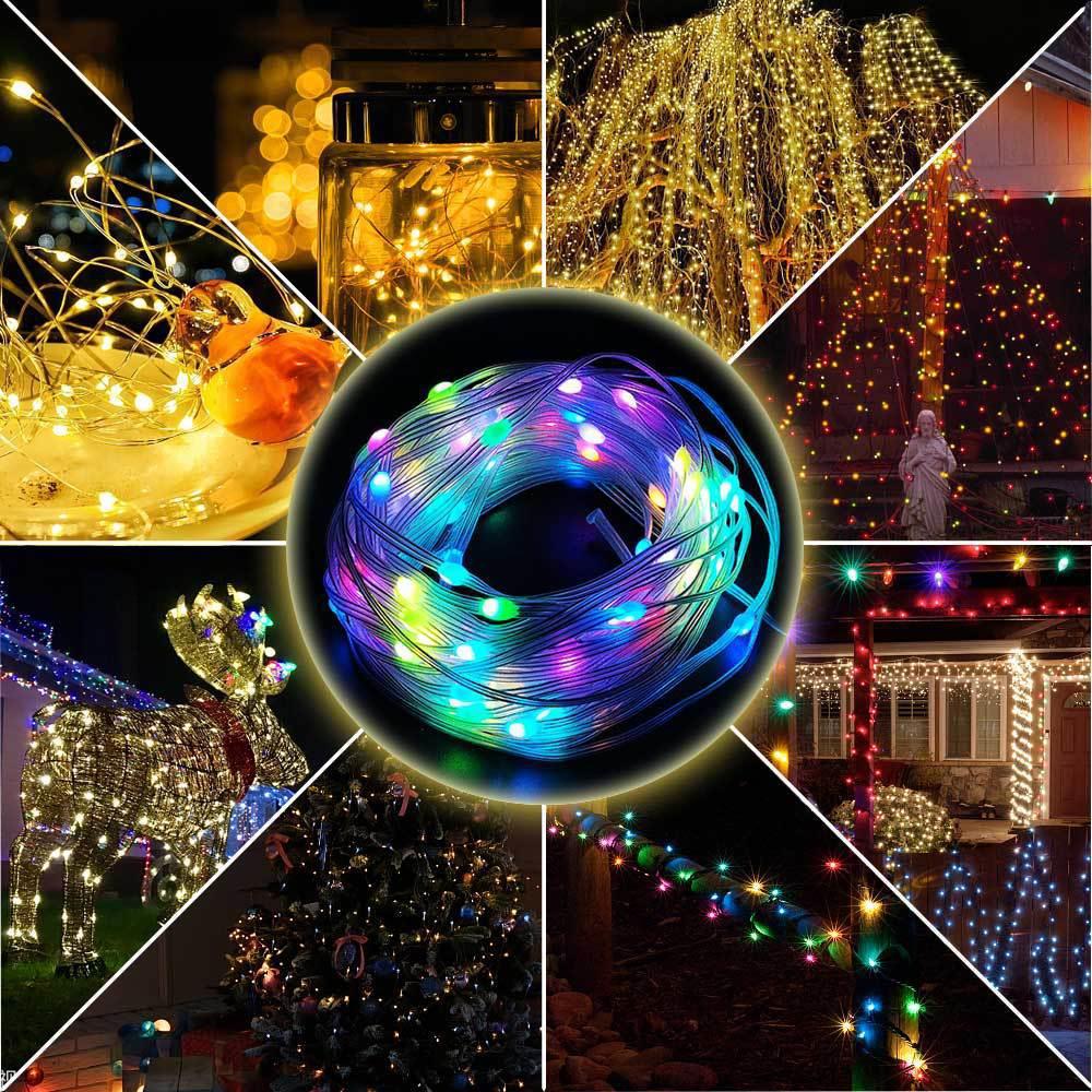 RGB-lichtsnoer voor de kerstboom met app-bediening - Afbeelding 5