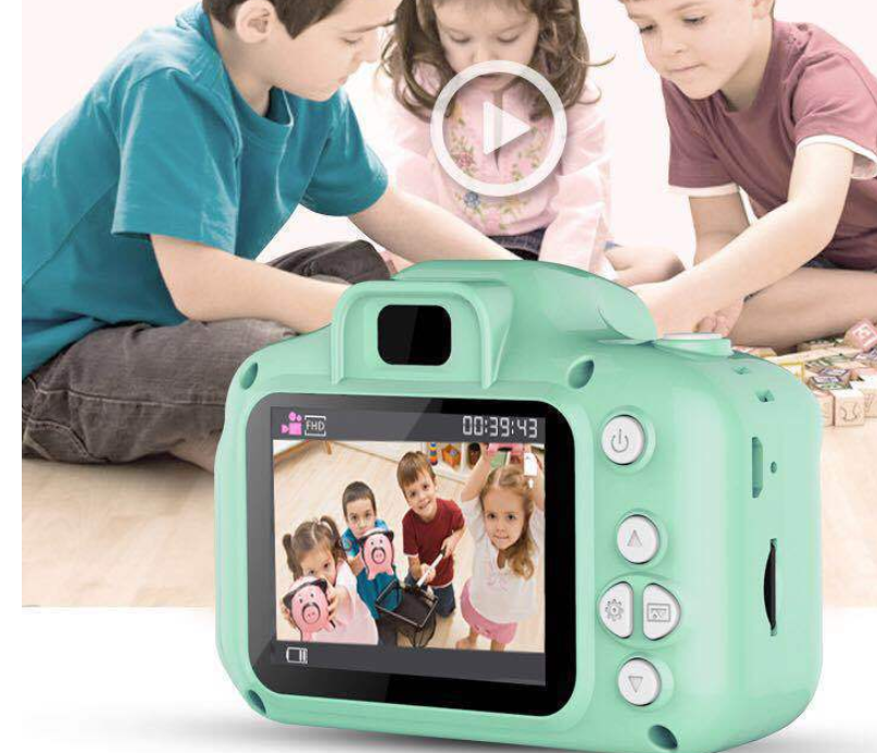 Câmara infantil com duas lentes e ecrã, rosa - Image 7