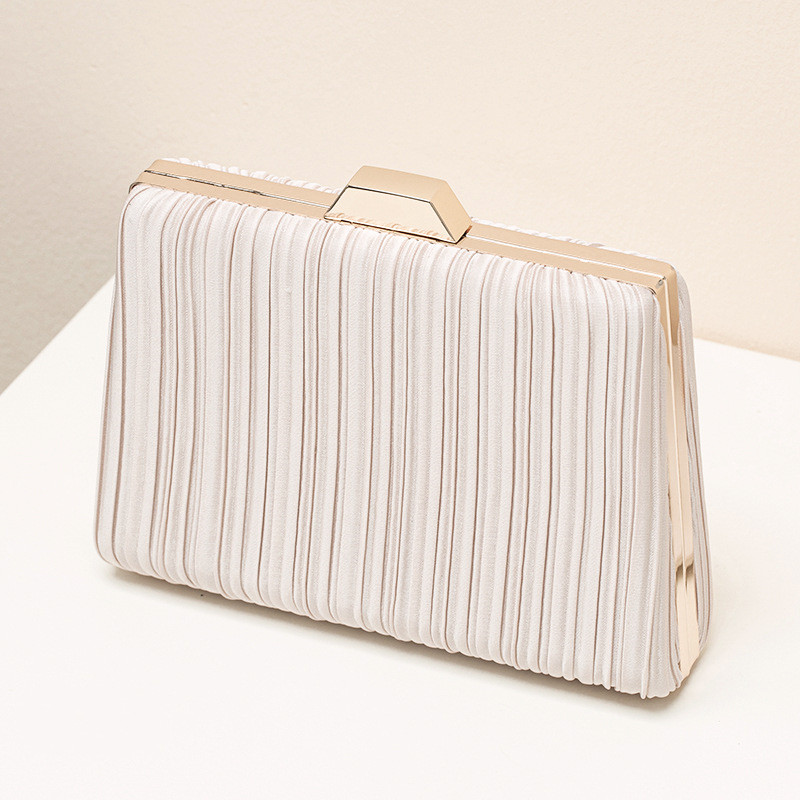 Quadratische Abendtasche, khaki – Bild 4