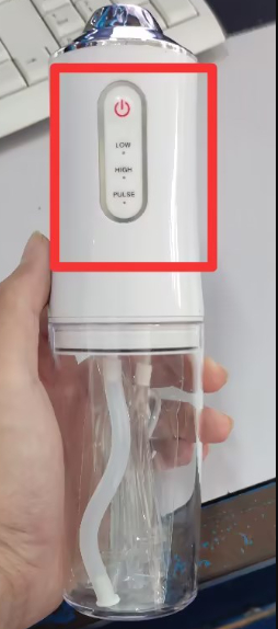 Hydropulseur rechargeable à trois modes, blanc – Image 6