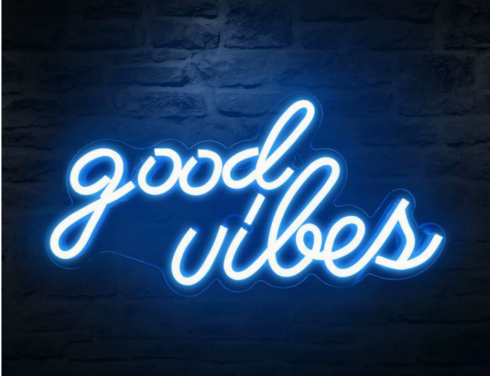 Neon light on a clear acrylic wall panel - Image 5