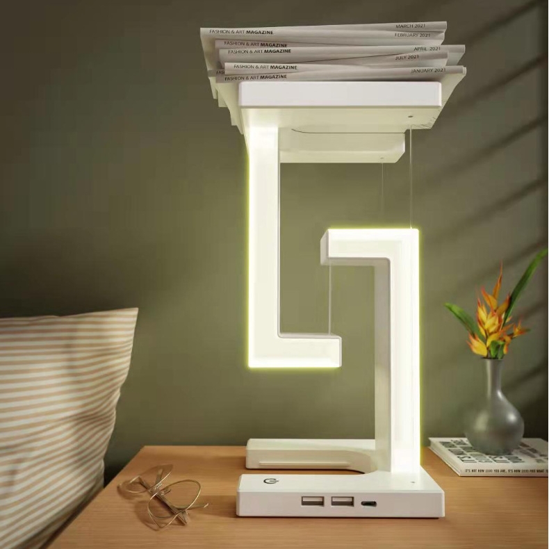 Magnetic floating table lamp, white - Image 7
