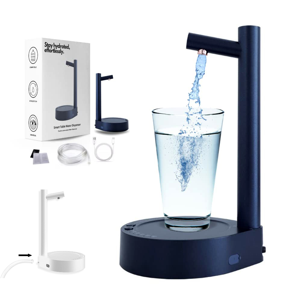 Aufladbare Wasserpumpe für Wasserflaschen, weiß – Bild 5