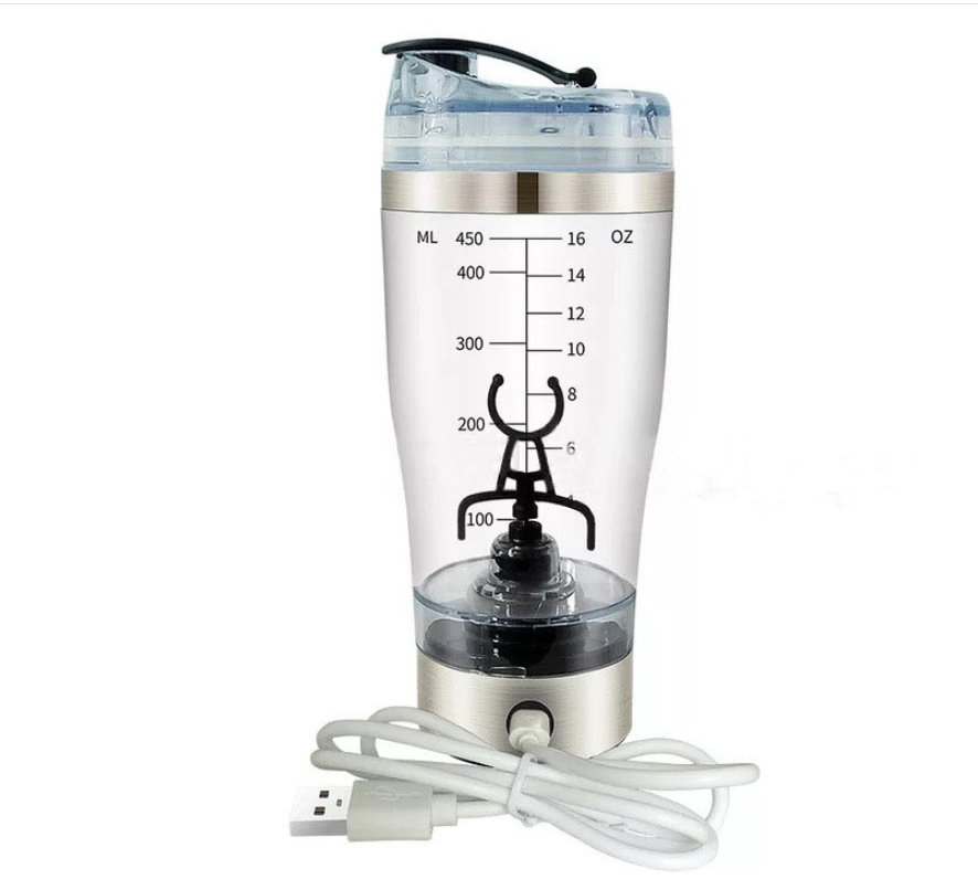 Elektrische shakebeker voor eiwitshakes, wit - Afbeelding 6