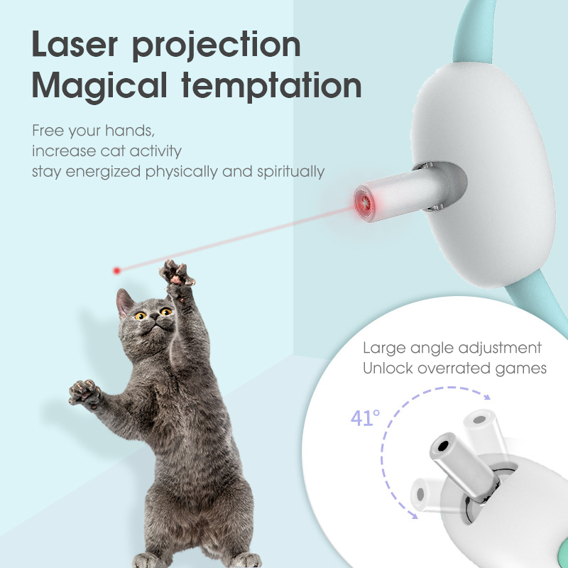 Katten-halsband met laserspeeltje, eenvoudige versie - Afbeelding 7