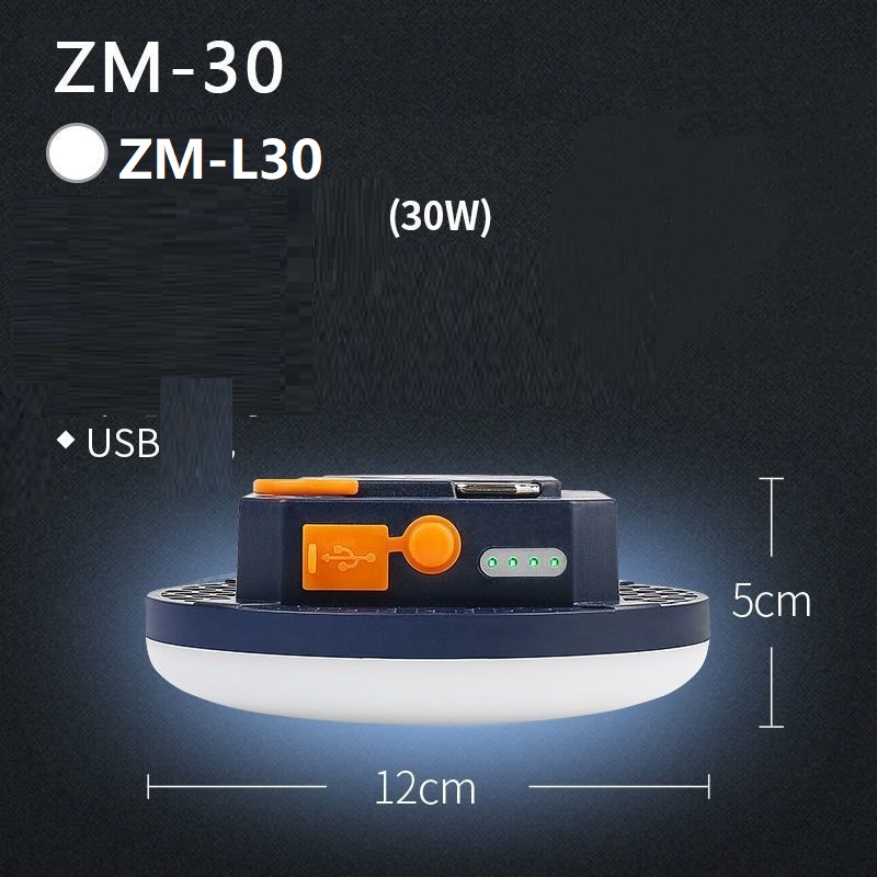 Lámpara LED de camping recargable con gancho e imán - Imagen 6