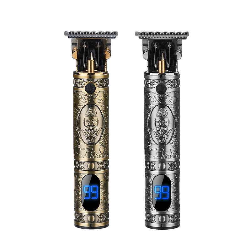 Hair and beard trimmer with skull design, USB - Image 6