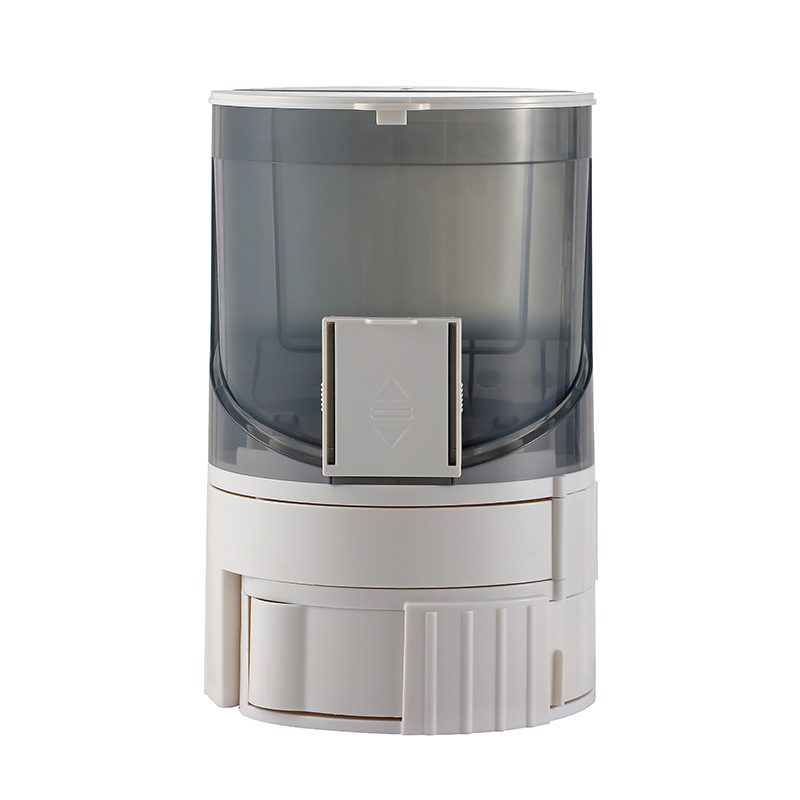 Distributeur nourriture et eau pour chats et chiens, gris