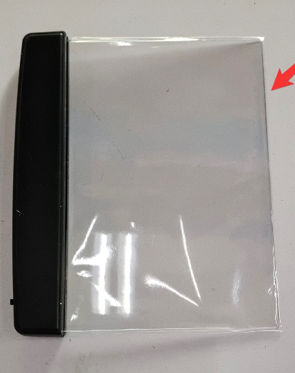 LED-Leseplatte für Bücher, schwarz