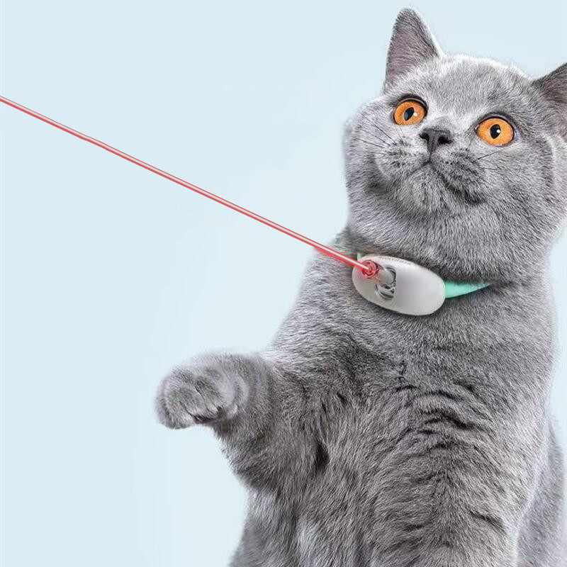 Katten-halsband met laserspeeltje, eenvoudige versie - Afbeelding 8