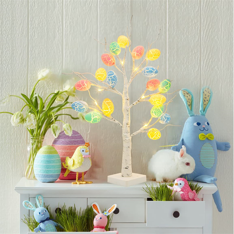 Easter tree with LED lights and eggs - Image 8