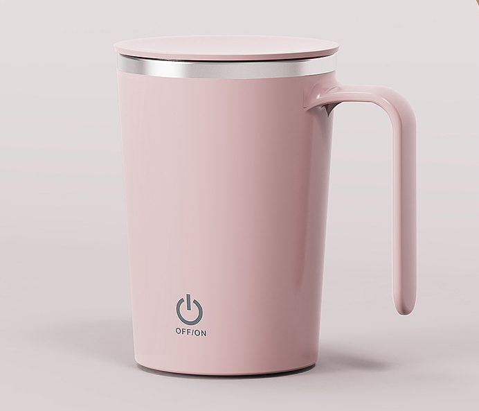 Selbstrührende Tasse mit USB, weiß – Bild 6