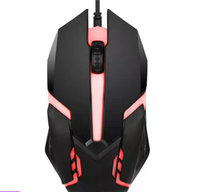 Bedrade gamingmuis met kleurrijke verlichting, zwart - Afbeelding 5