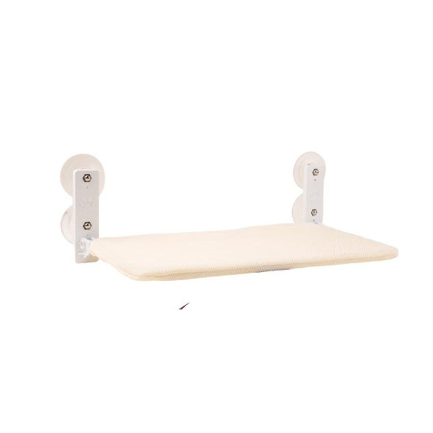 Hamac pliable pour chat, maille beige