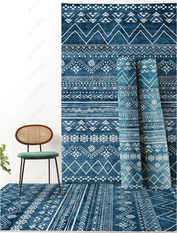 Vloerkleedje met ruitmotief, wit - Afbeelding 7