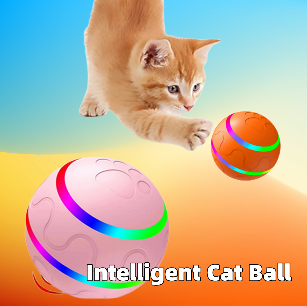 Kattenbal van siliconen, geel, zonder beweging - Afbeelding 8