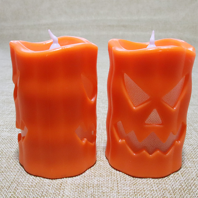 Vela LED caveira para Halloween, preta - Image 7