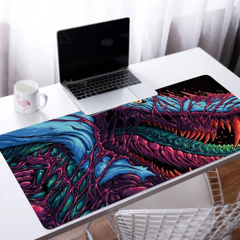 Large mouse mat with a dinosaur, rubber - Image 8