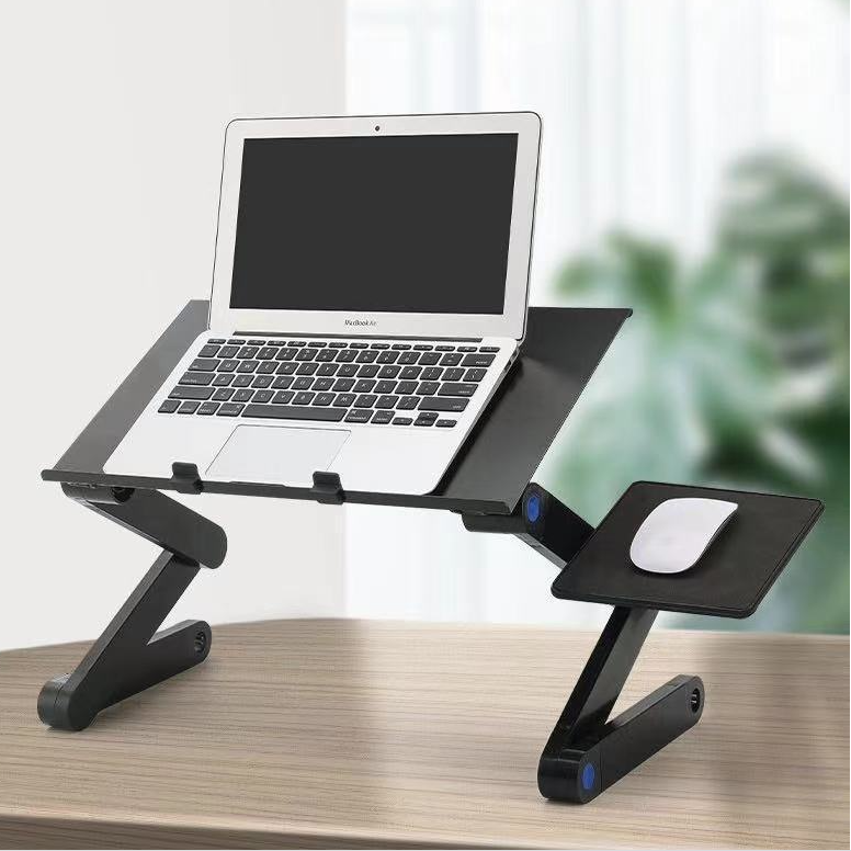 Suporte dobrável para portátil com duas ventoinhas, preto - Image 8
