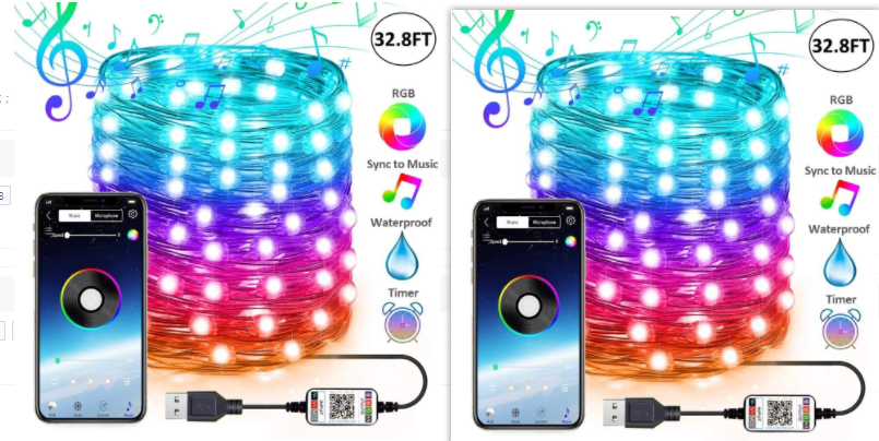 App-controlled Christmas tree string lights - Image 8