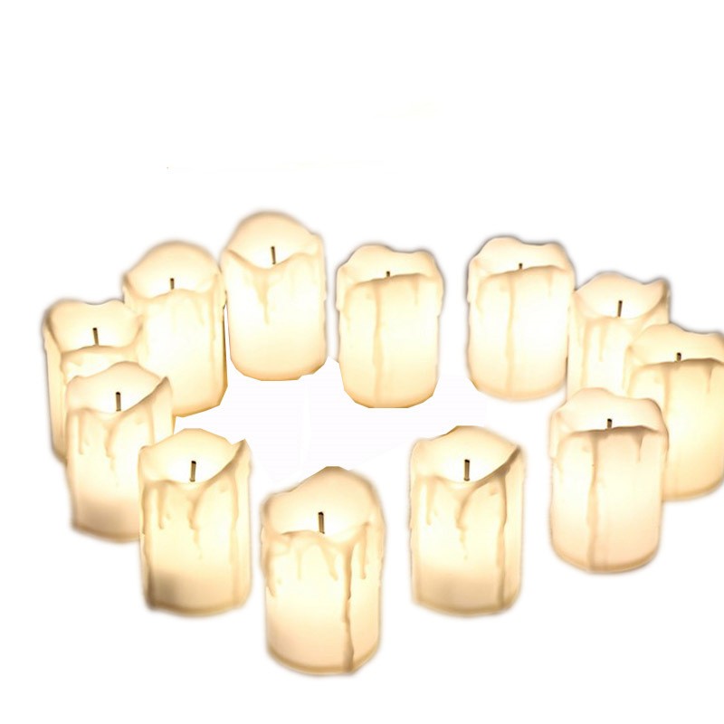 Set of twelve LED candles, warm white - Image 5