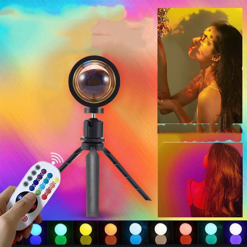 Sunset projection mood lamp, red - Image 5