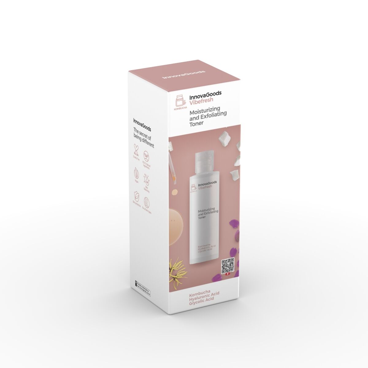 Tónico Facial Hidratante y Exfoliante Kombucha Vibefresh InnovaGoods 150 ml - Imagen 8
