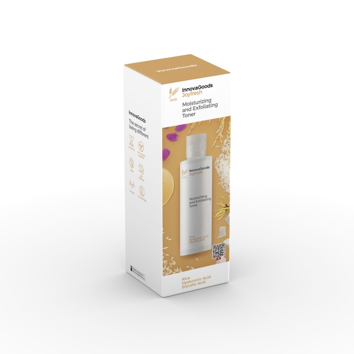 Moisturizing and Exfoliating Facial Toner Rice Joyfresh InnovaGoods 150 ml - Image 8