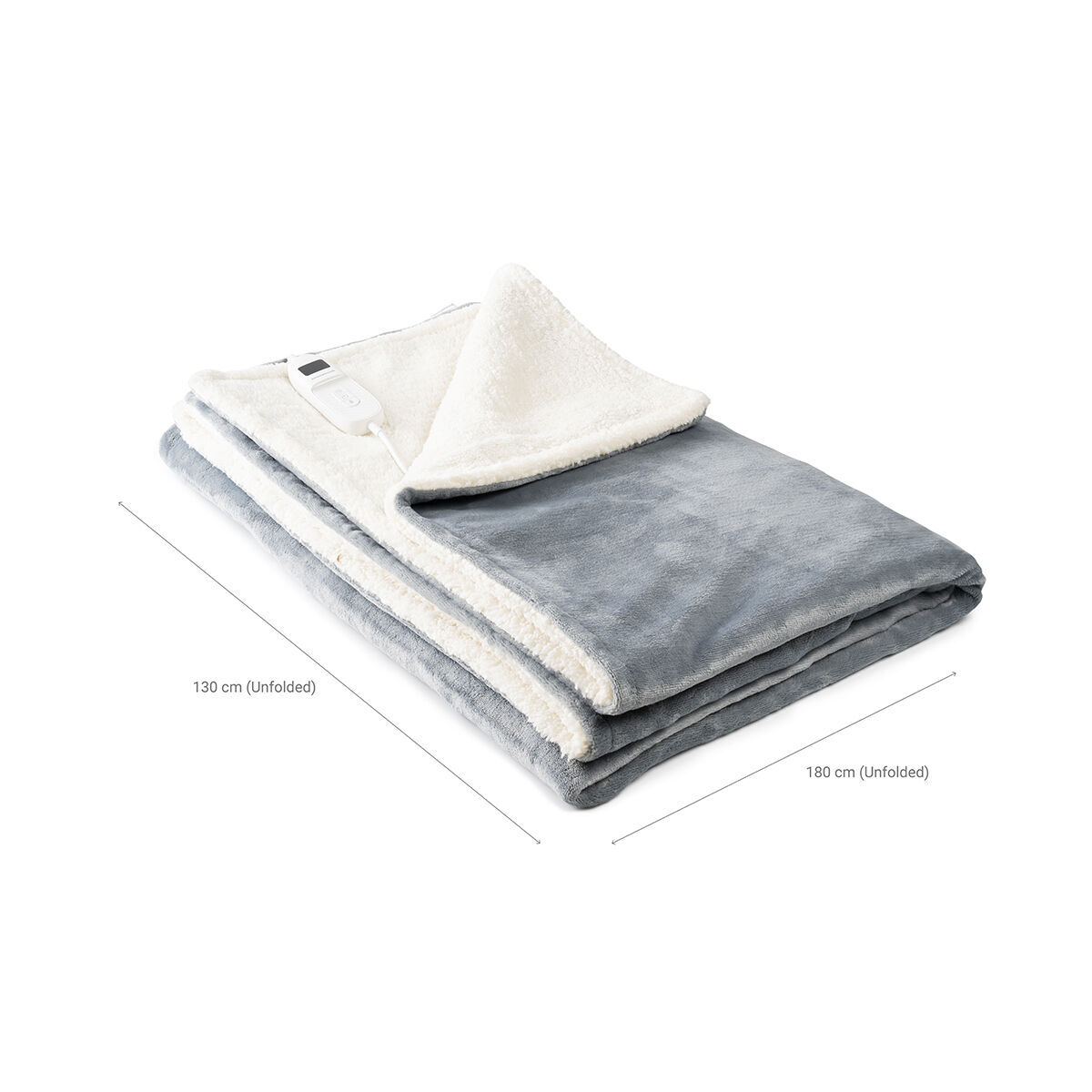 Electric Blanket Heklet InnovaGoods White Grey 160 W - Image 9