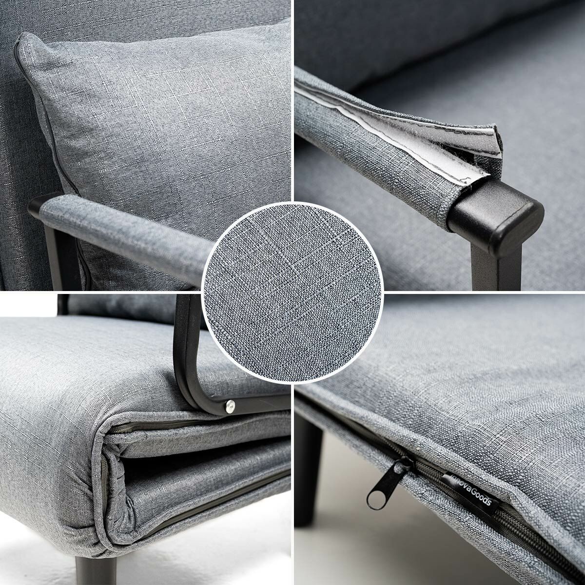 Sofá-cama Individual Convertível 4 em 1 Softfa InnovaGoods - Image 9