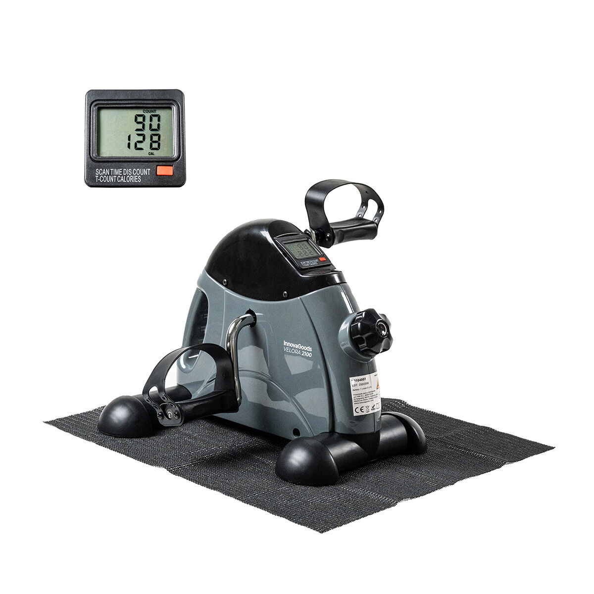 Pedaleador Estático para Braços e Pernas com Tapete Velora 2100 InnovaGoods - Image 7